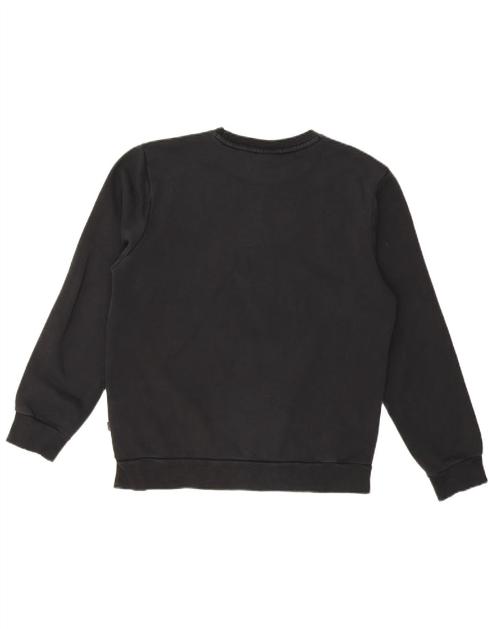 Puma Sudadera extragrande para mujer, talla 10, algodón negro pequeño