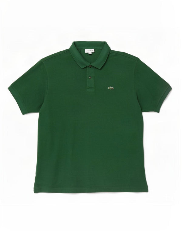 Lacoste Polo de ajuste clásico para hombre talla 8 3XL algodón verde