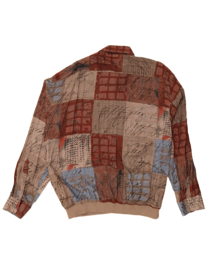 Júpiter - Jersey para hombre, talla 43, algodón patchwork multicolor grande