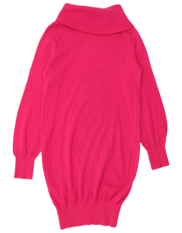 Benetton Vestido Jersey De Manga Larga Con Estampado De Disney Para Mujer EU 40 Rosa Mediano