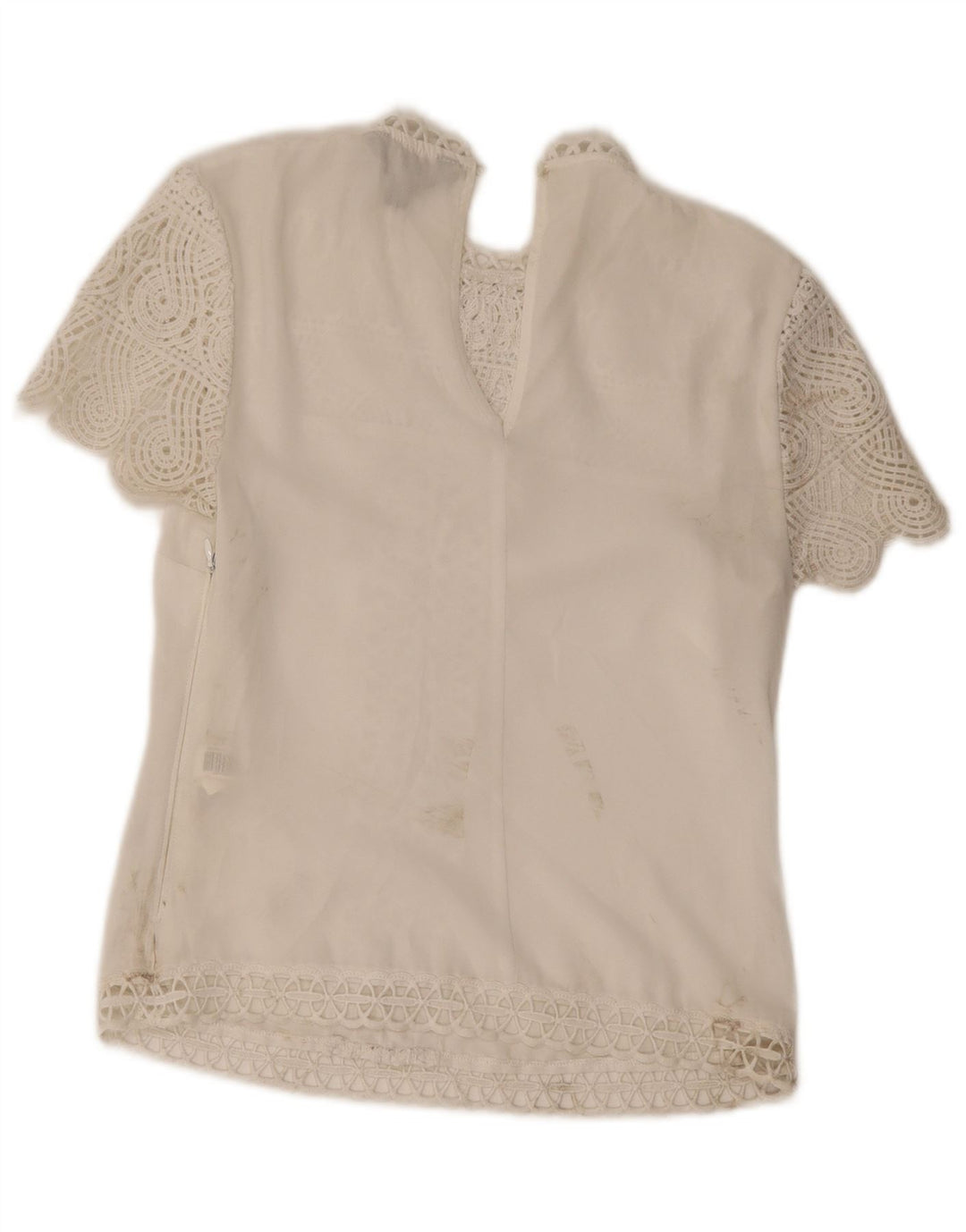 Blusa Lipsy para mujer Top UK 6 XS Poliéster floral blanco