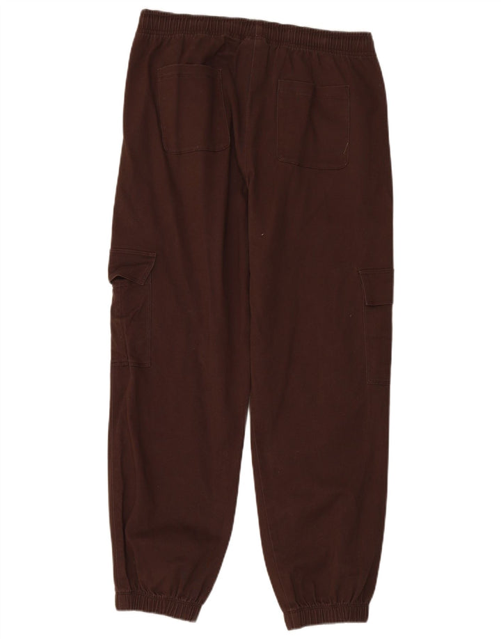 CHAMPION Pantalones de chándal para mujer Joggers UK 14 Large Brown Cotton
