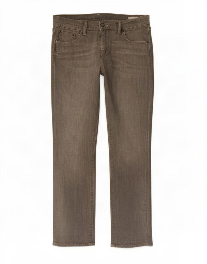 Levi's Hombre 511 Slim Jeans W30 L30 Algodón Gris