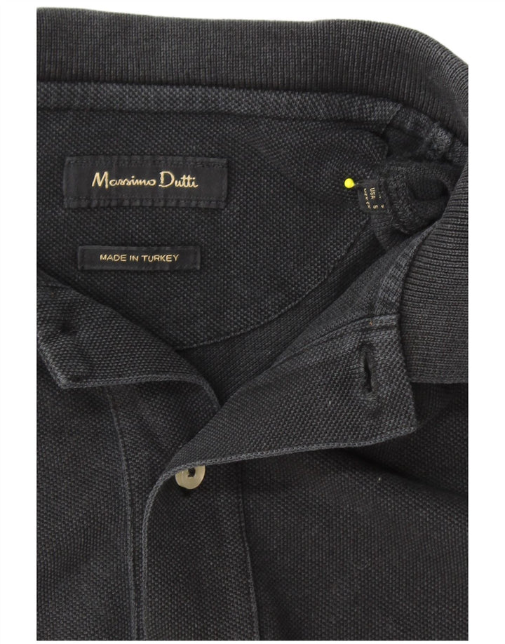 MASSIMO DUTTI Polo Hombre Pequeño Negro