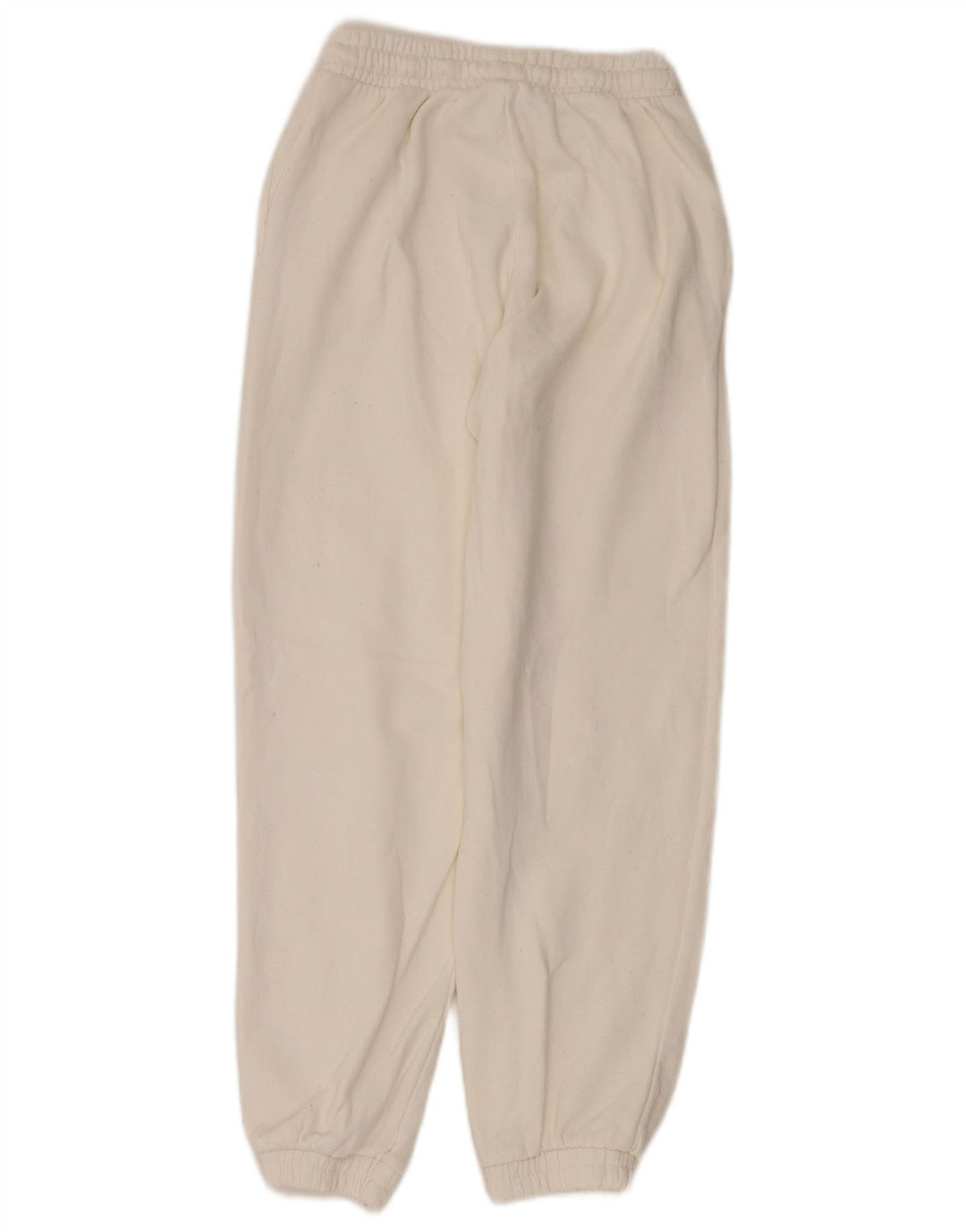 Zara Mujer Pantalones De Chándal Joggers UK 8 Small Blanco