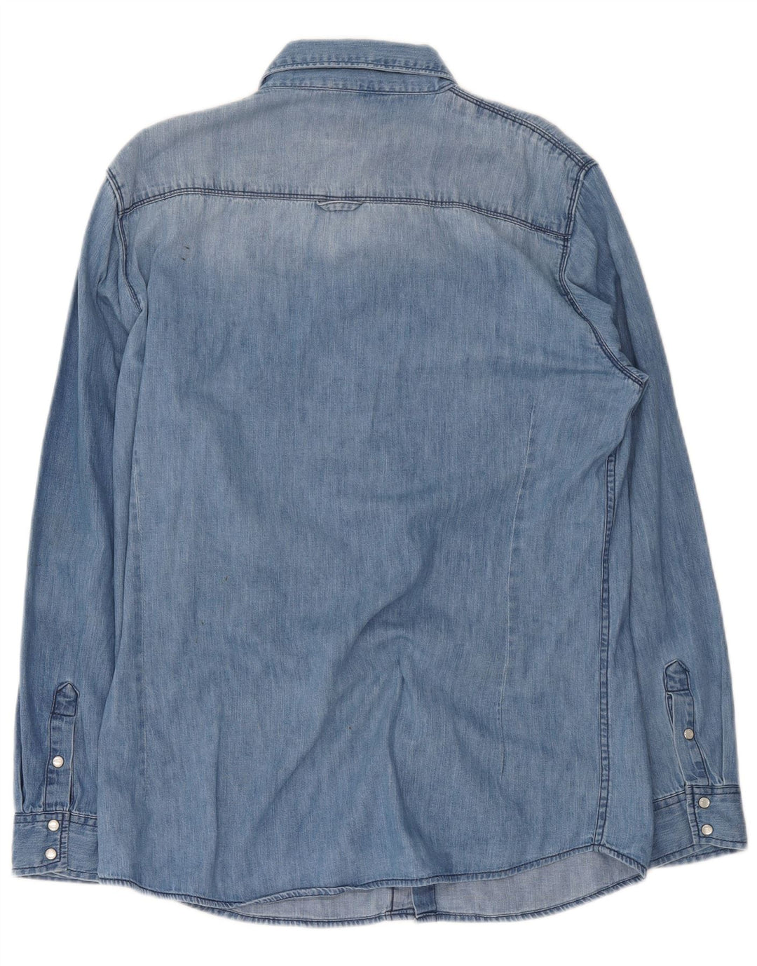 Camisa Vaquera Hombre Bench XL Algodón Azul