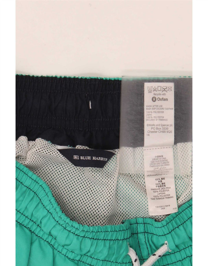 Bañador Marks & Spencer Hombre Blue Harbor Poliéster verde medio