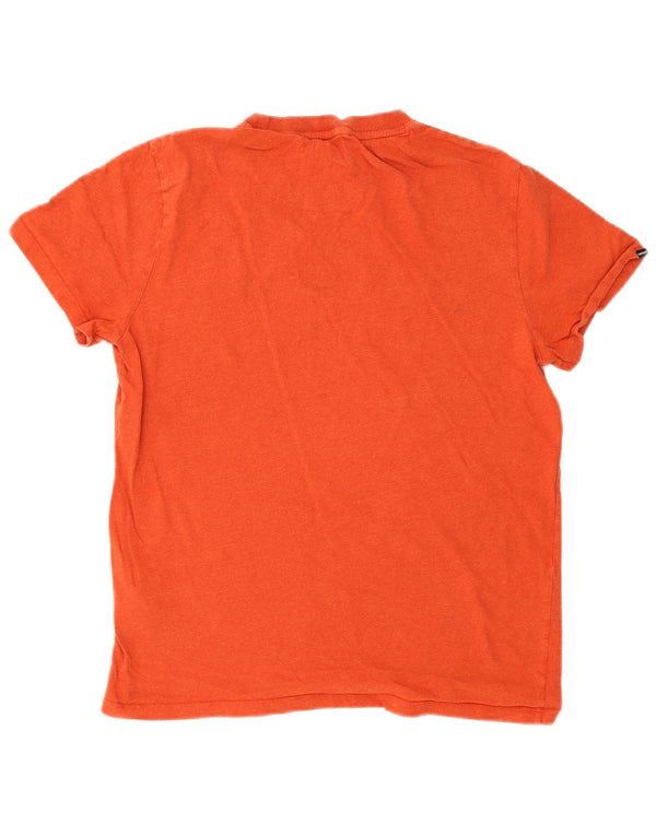 Superdry Camiseta para hombre Top Large Naranja Algodón