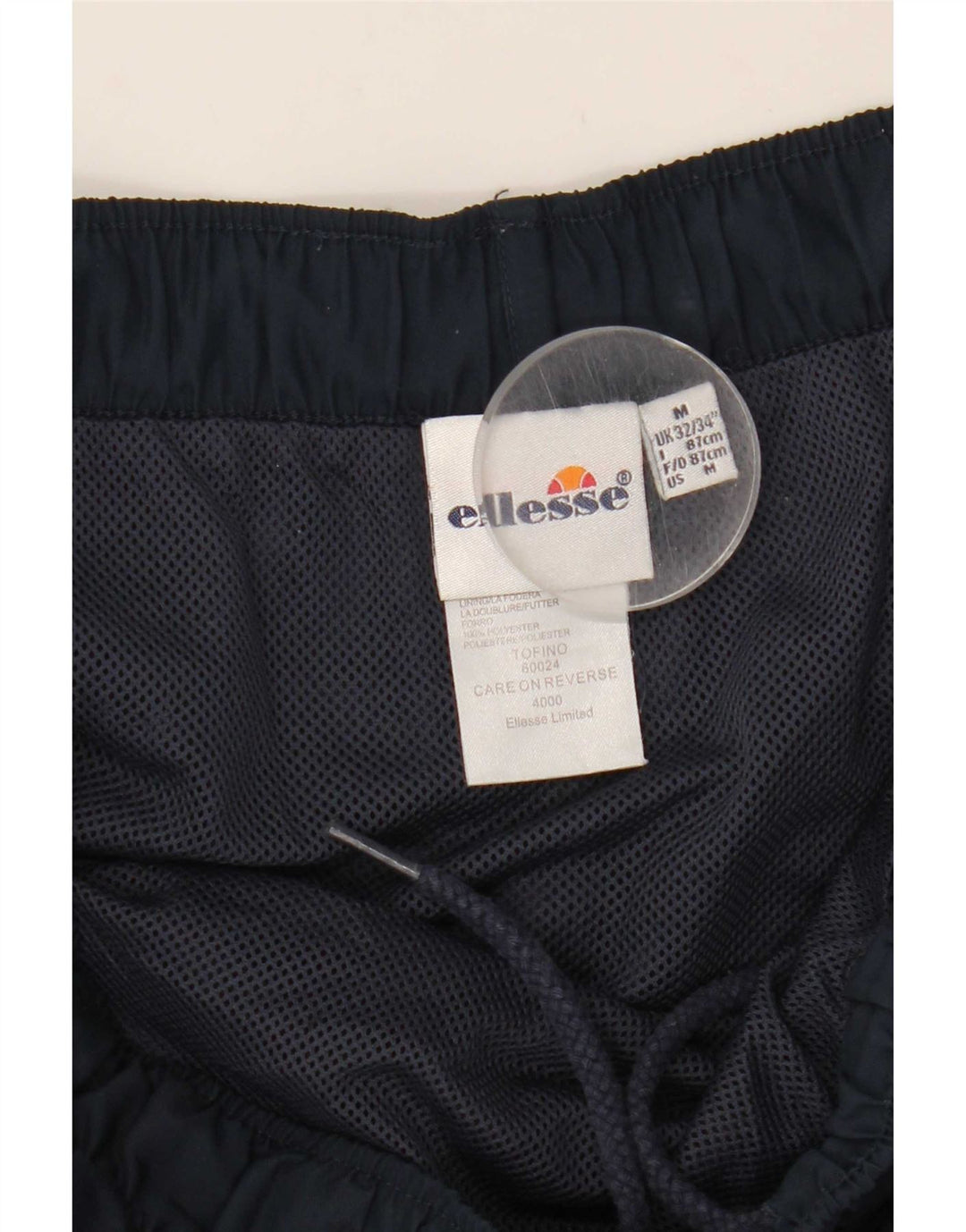 Ellesse Mens Sport Shorts Medium Azul Marino Colorblock Poliéster