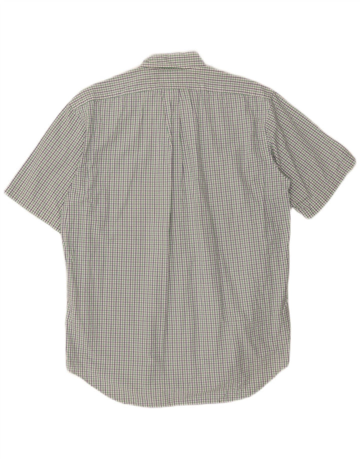 Ralph Lauren Camisa de manga corta Blake para hombre con cuadros multicolores medianos