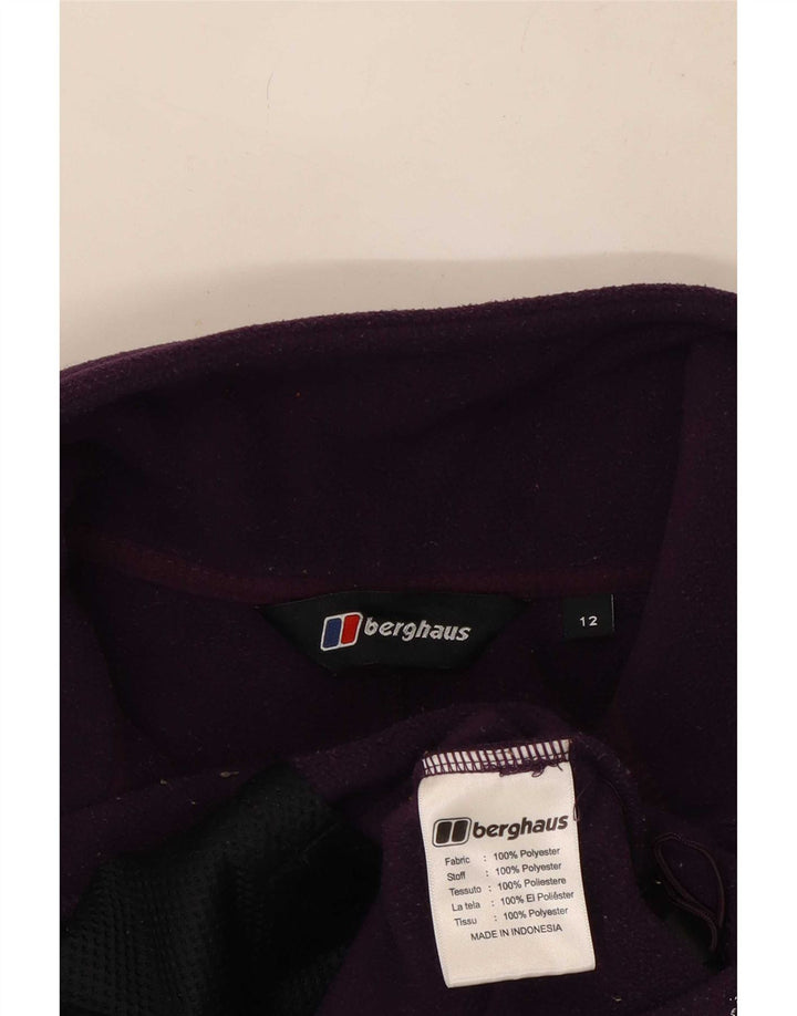 Berghaus Chaqueta polar para mujer UK 40 Mediano Púrpura Poliéster
