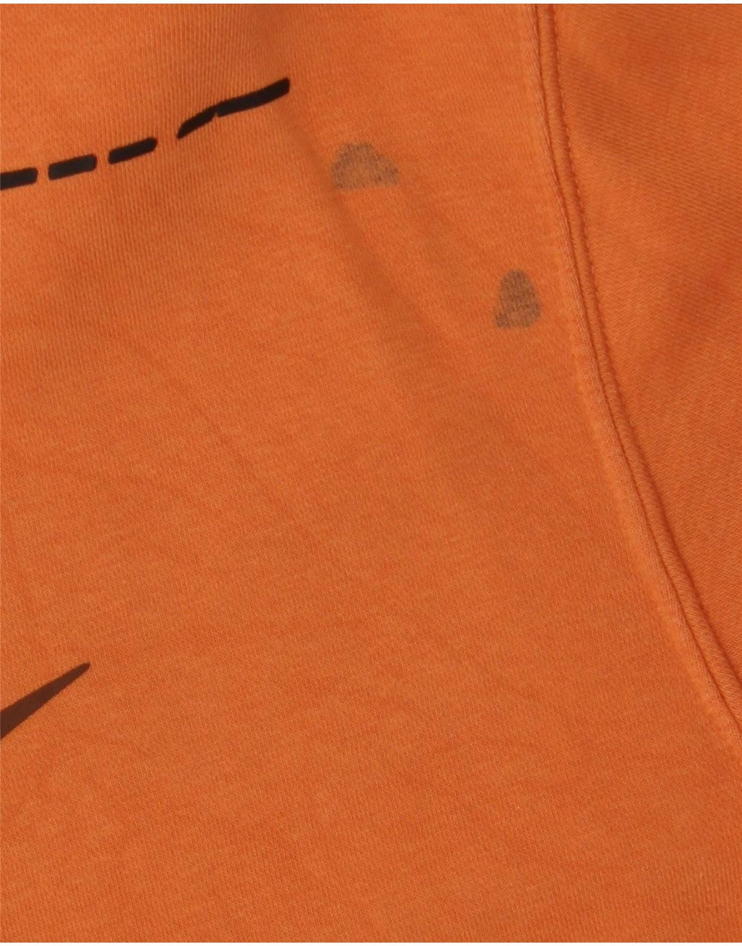 Nike - Sudadera con gráfico para hombre, talla grande, algodón naranja