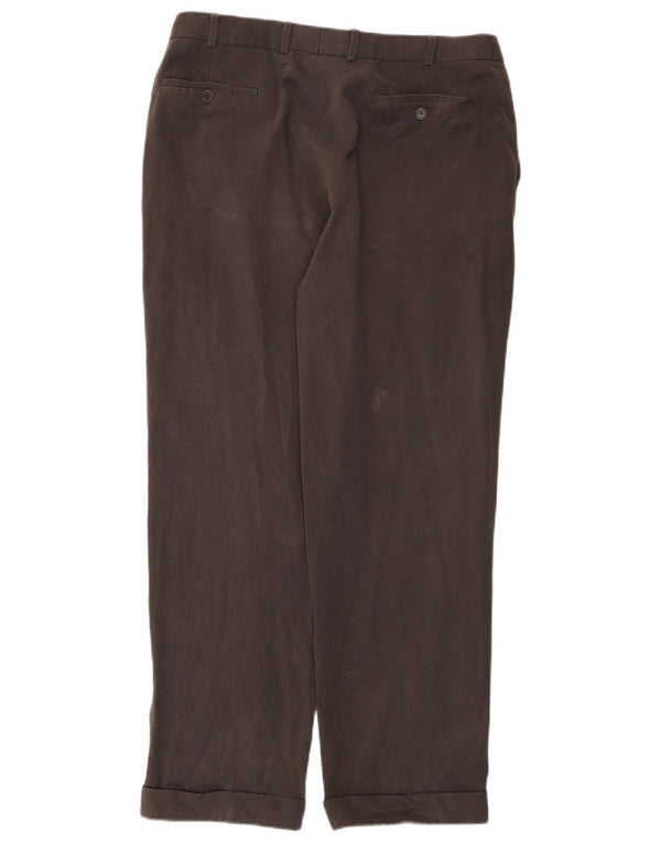 Marks & Spencer Pantalones chinos rectos St. Michael para hombre W36 L31 Gris