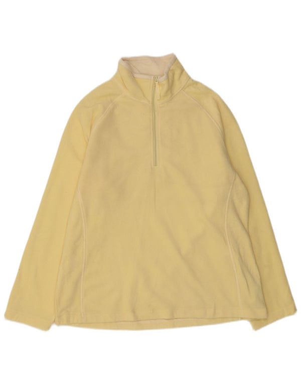 Jersey de forro polar con cuello y cremallera para mujer Mountain Warehouse UK 46 L Amarillo