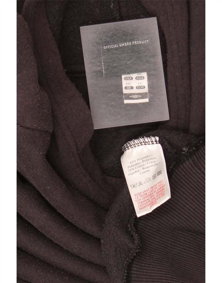 Umbro Jersey con capucha extragrande para mujer UK 20 2XL Poliéster negro