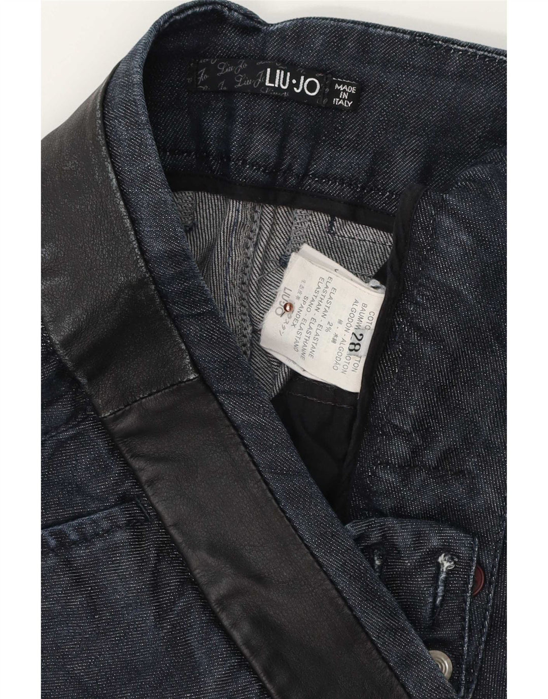Jeans Liu Jo Mujer Slim W28 L29 Algodón Azul Marino