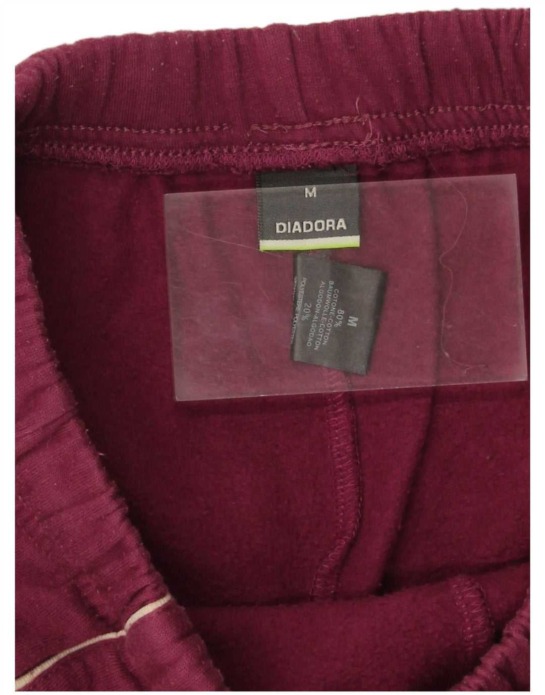 DIADORA Pantalón de Chándal Mujer UK 44 Mediano Morado Algodón