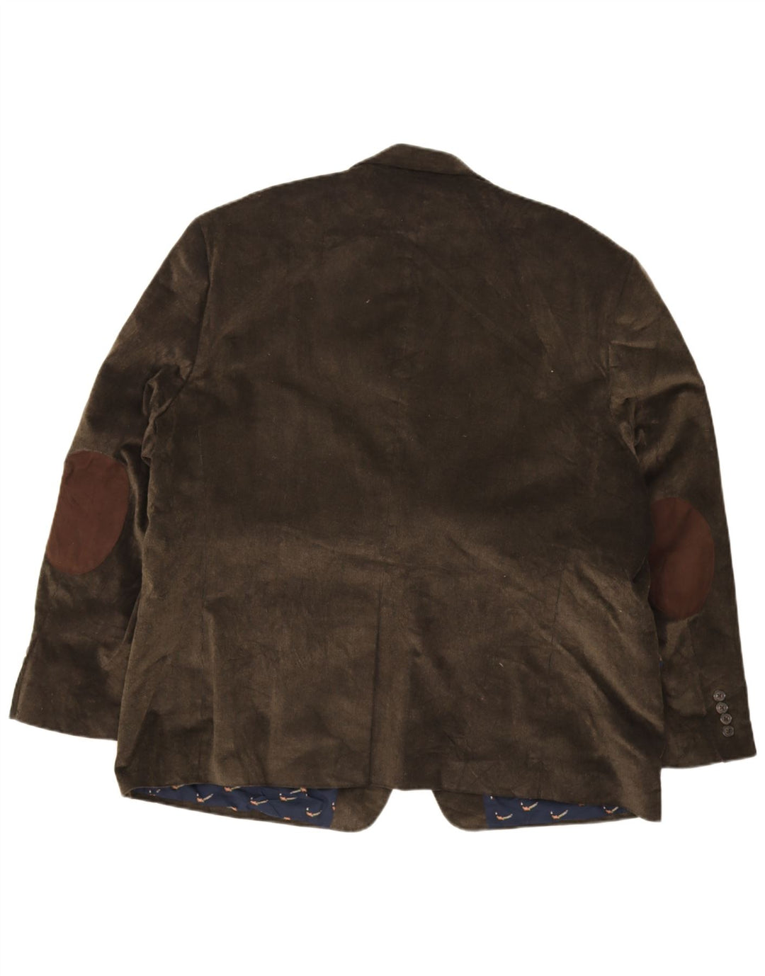 Chaps Chaqueta tipo blazer de pana con 2 botones para hombre IT 52 XL Algodón caqui