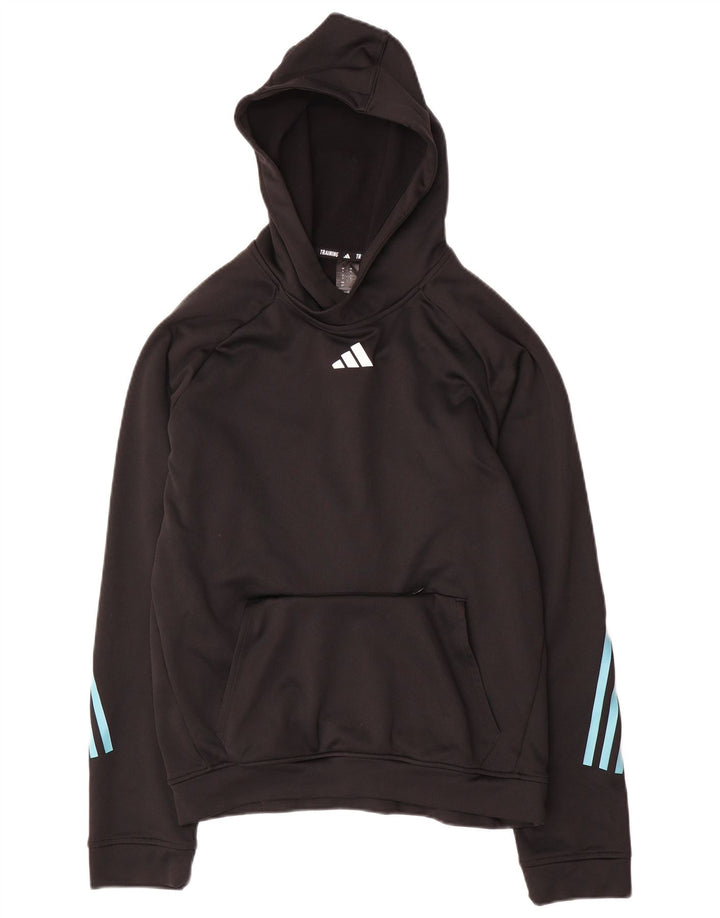 Adidas Hombre Aeroready Sudadera con capucha Jersey Pequeño Negro Poliéster
