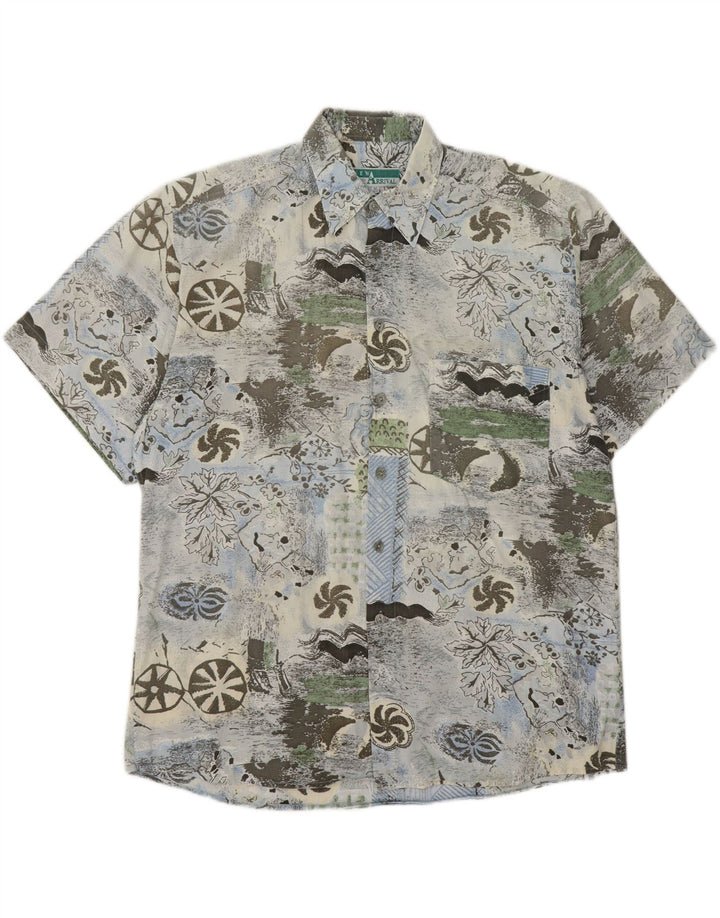 NEW ARRIVAL Mens Abstract Pattern Shirt Size 39/40 Medium Multicoloured Vintage New Arrival and Second-Hand New Arrival from Messina Hembry 