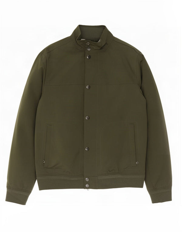 Marks & Spencer Chaqueta Bomber para Hombre UK 38 Poliéster Caqui Mediano