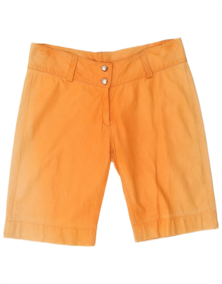 Coconuda Pantalones cortos casuales para mujer IT 46 Large W36 Naranja Tie Dye