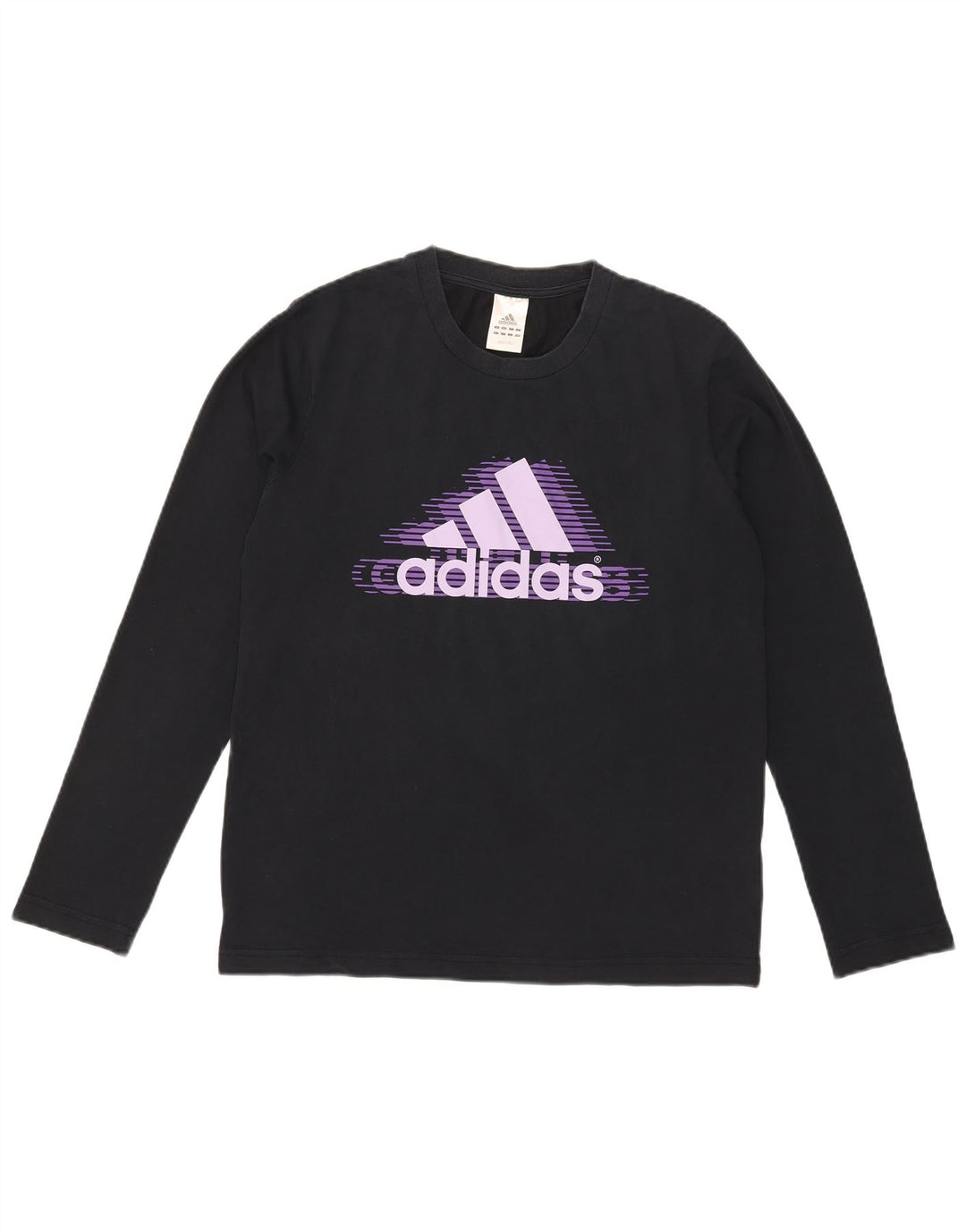 Adidas Hombre Graphic Top Manga Larga Medio Azul Marino
