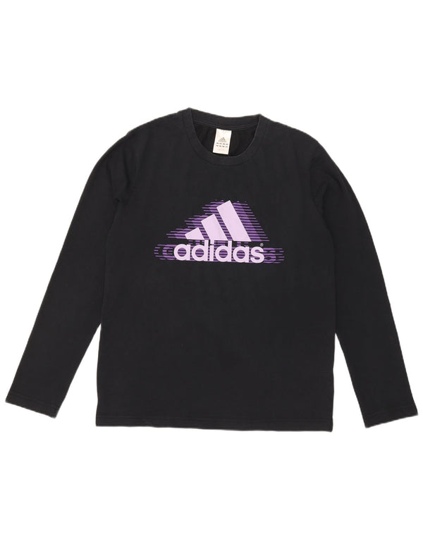 Adidas Hombre Graphic Top Manga Larga Medio Azul Marino