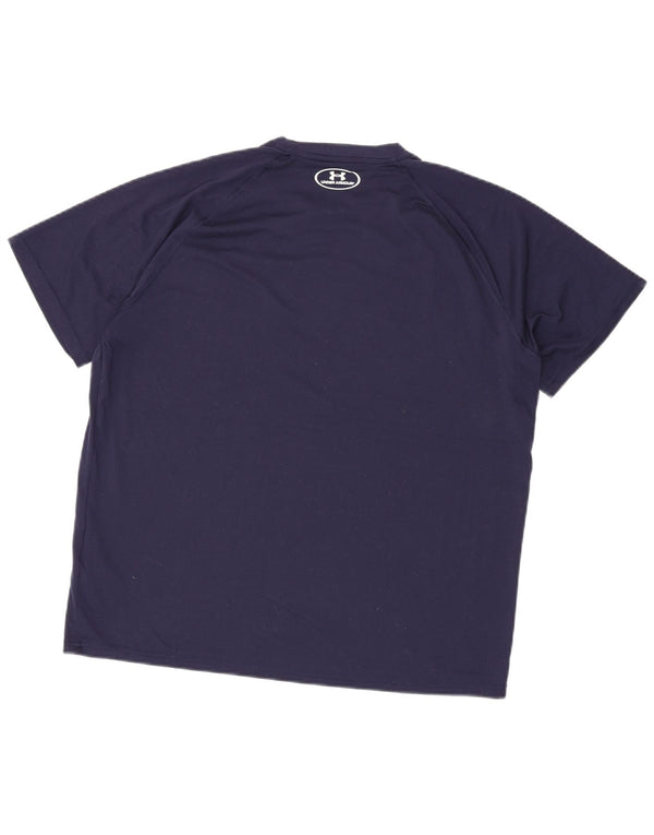 Under Armour Camiseta para hombre Top Large Azul marino Poliéster