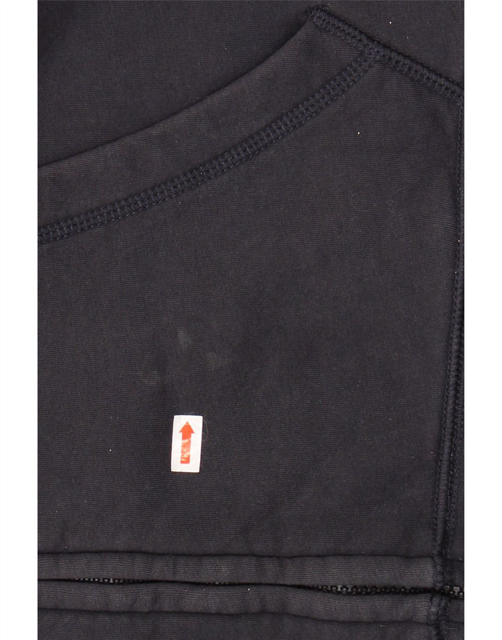 TOMMY HILFIGER Suéter con capucha y cremallera para hombre 2XL Algodón azul marino