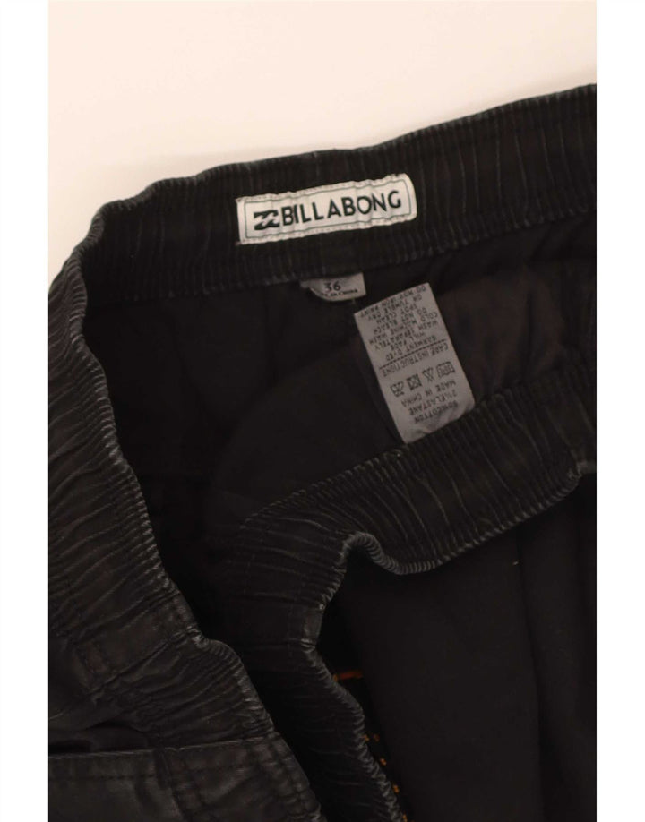 Billabong Mens Chino Shorts W36 Grande Algodón Negro