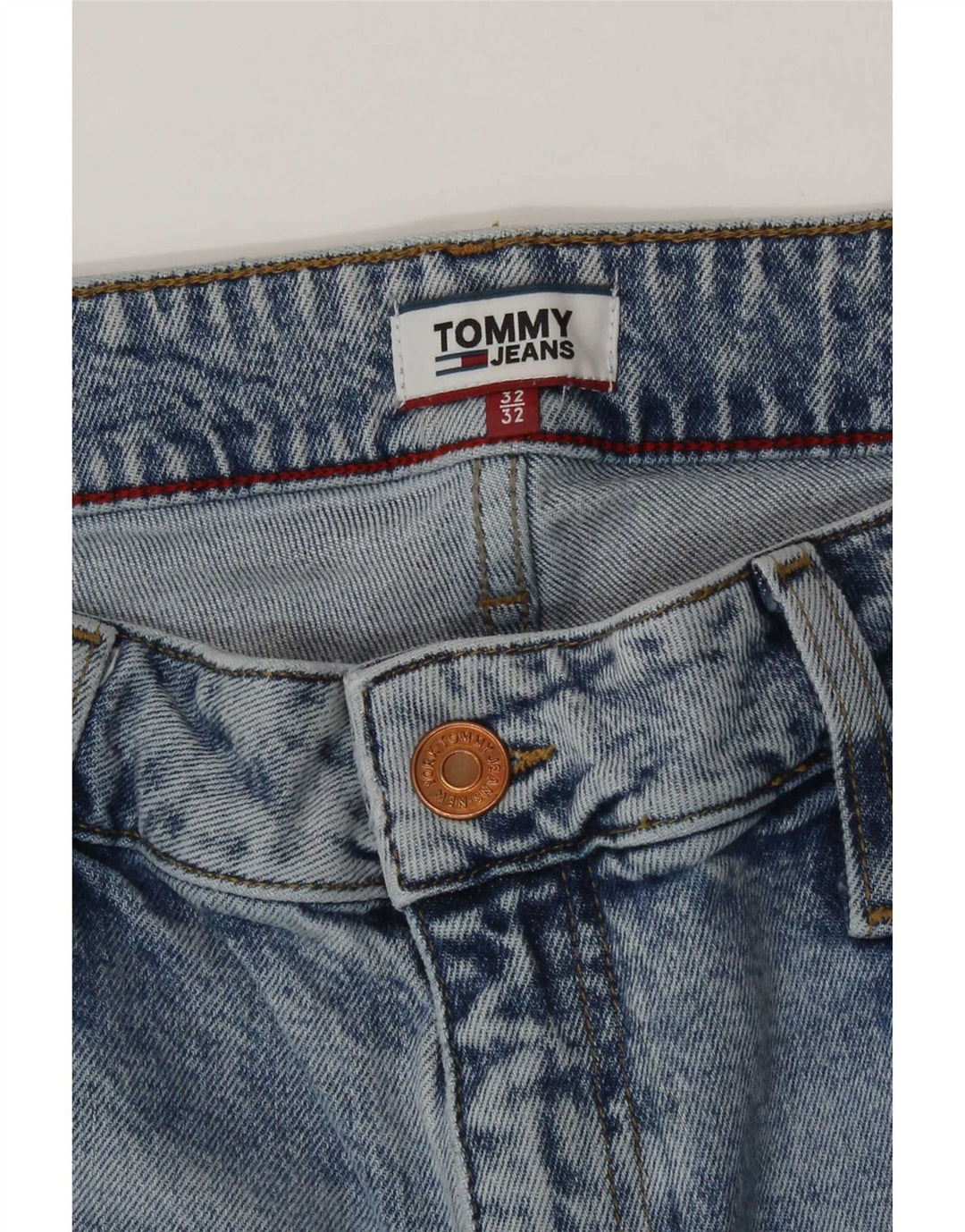 Vaqueros Bootcut Tommy Hilfiger Mujer W32 L26 Algodón Azul