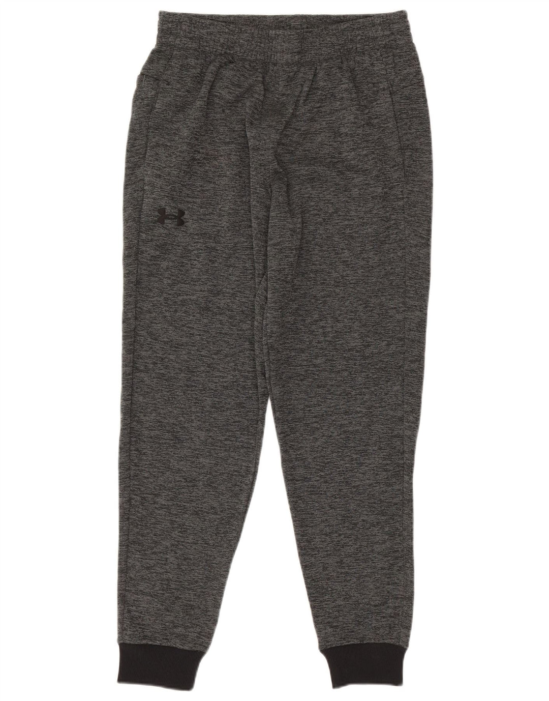 UNDER ARMOUR Mens Tracksuit Trousers Joggers Large  Grey Flecked Polyester