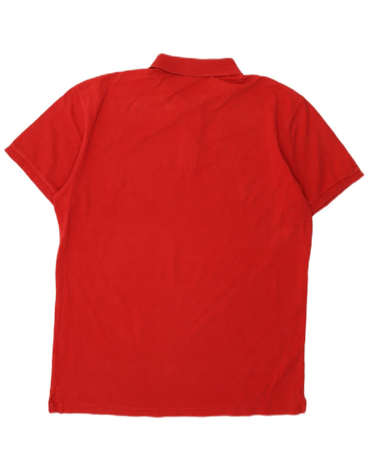 Gant Polo Entallado Para Hombre XL Algodón Rojo