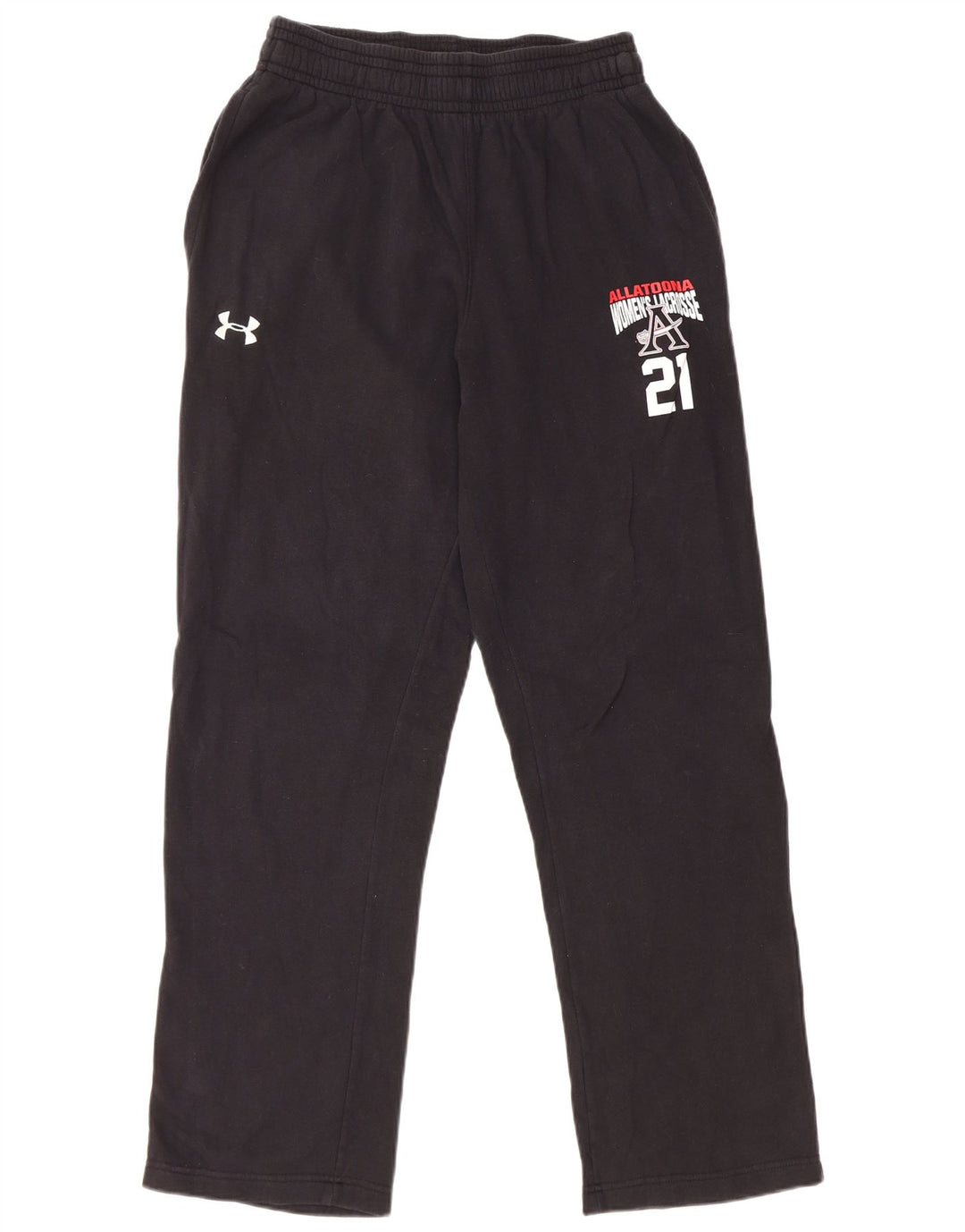 UNDER ARMOUR Pantalones de chándal con estampado gráfico para hombre Algodón negro mediano