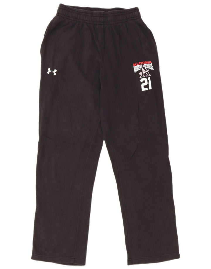 UNDER ARMOUR Pantalones de chándal con estampado gráfico para hombre Algodón negro mediano