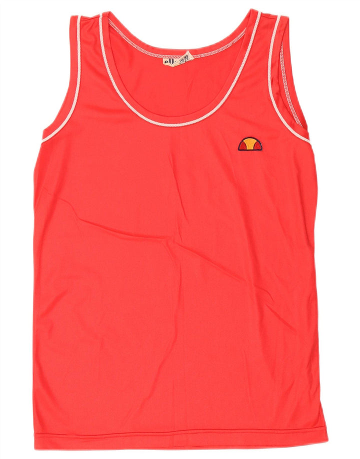 Ellesse Hombre Chaleco Top Medium Rosa Poliamida