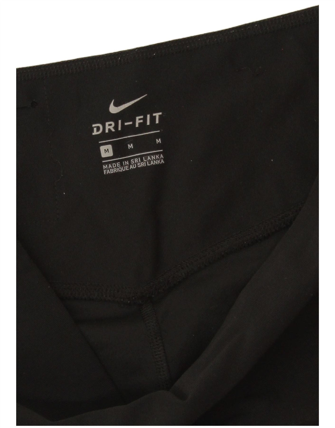 Nike - Leggings capri Dri Fit para mujer, talla 40, poliéster negro mediano