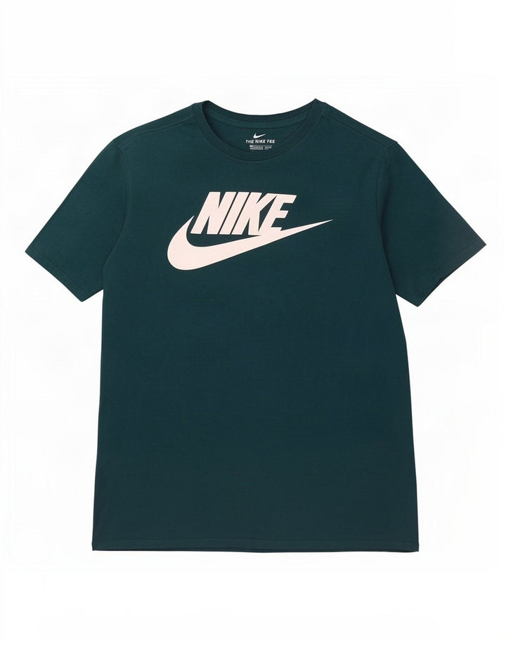 Nike Camiseta con gráfico de corte atlético para hombre, talla grande, verde