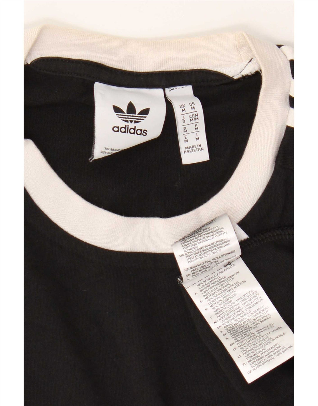 Camiseta Adidas Hombre Top Medium Negro Algodón