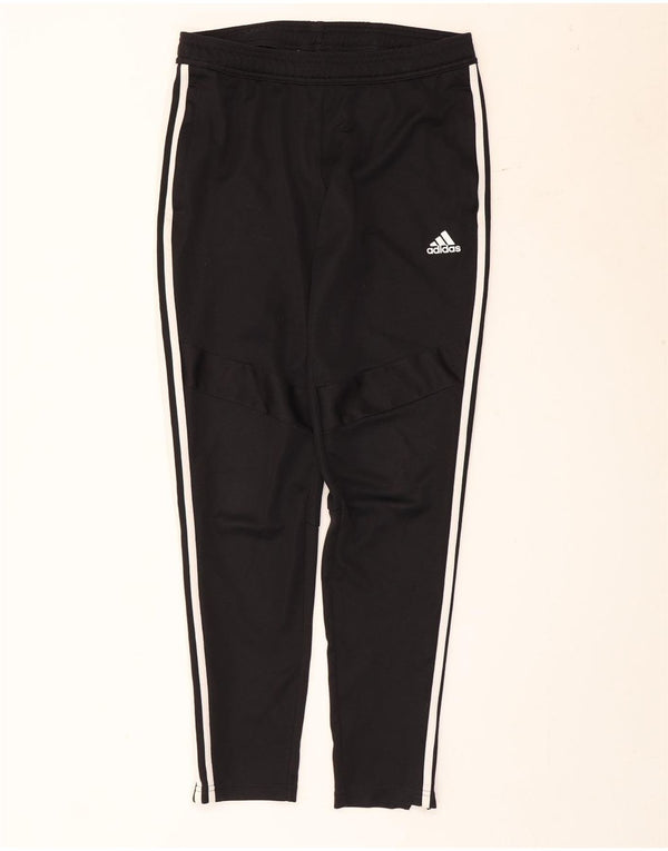 Adidas Womens Aeroready Tracksuit Trousers UK 12/14 Medium Black Polyester