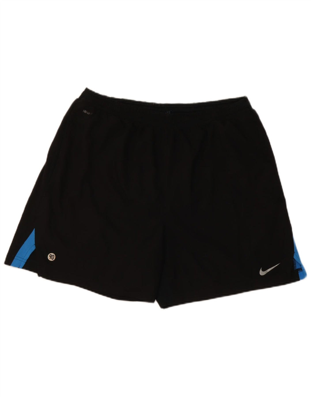 Pantalón corto deportivo Nike para hombre Poliéster color block en negro mediano