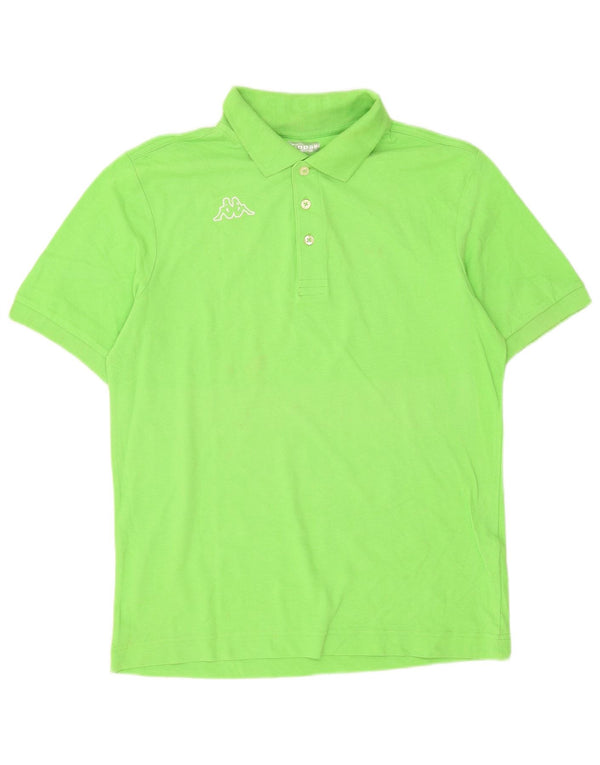 Polo Kappa Hombre Algodón Verde Medio