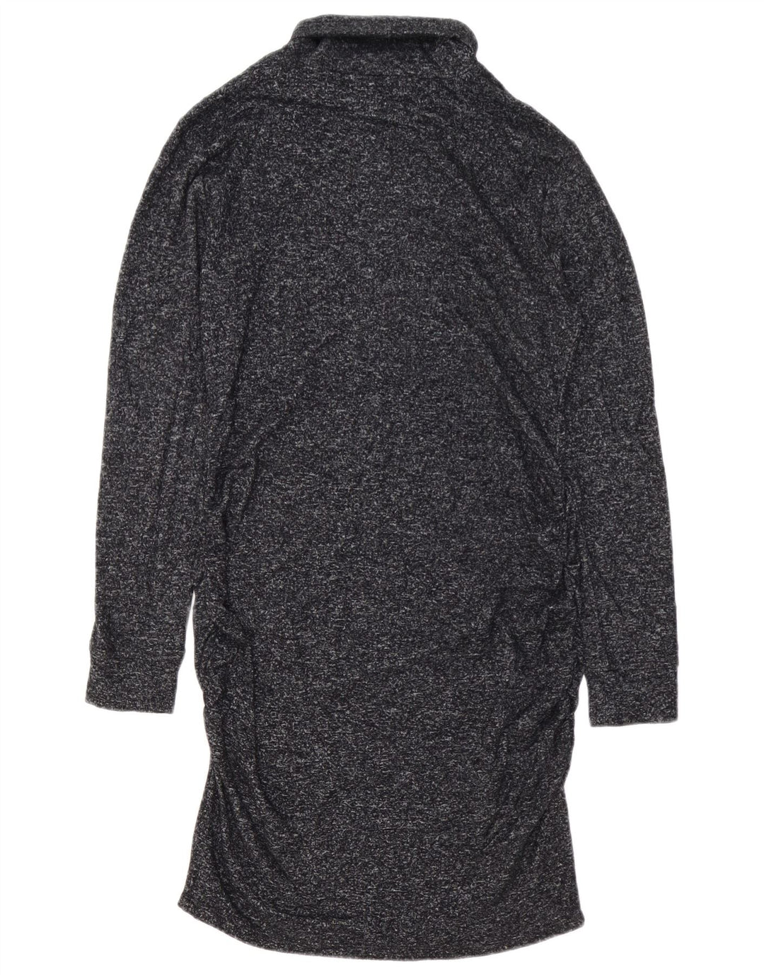 Athleta Vestido tipo jersey con cuello vuelto para mujer UK 44 Medio Rayón moteado azul marino