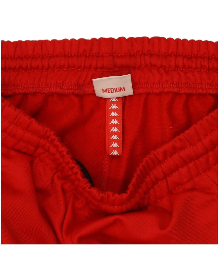 Kappa Hombre Pantalones De Chándal Gráficos Poliéster Color Block Rojo Medio
