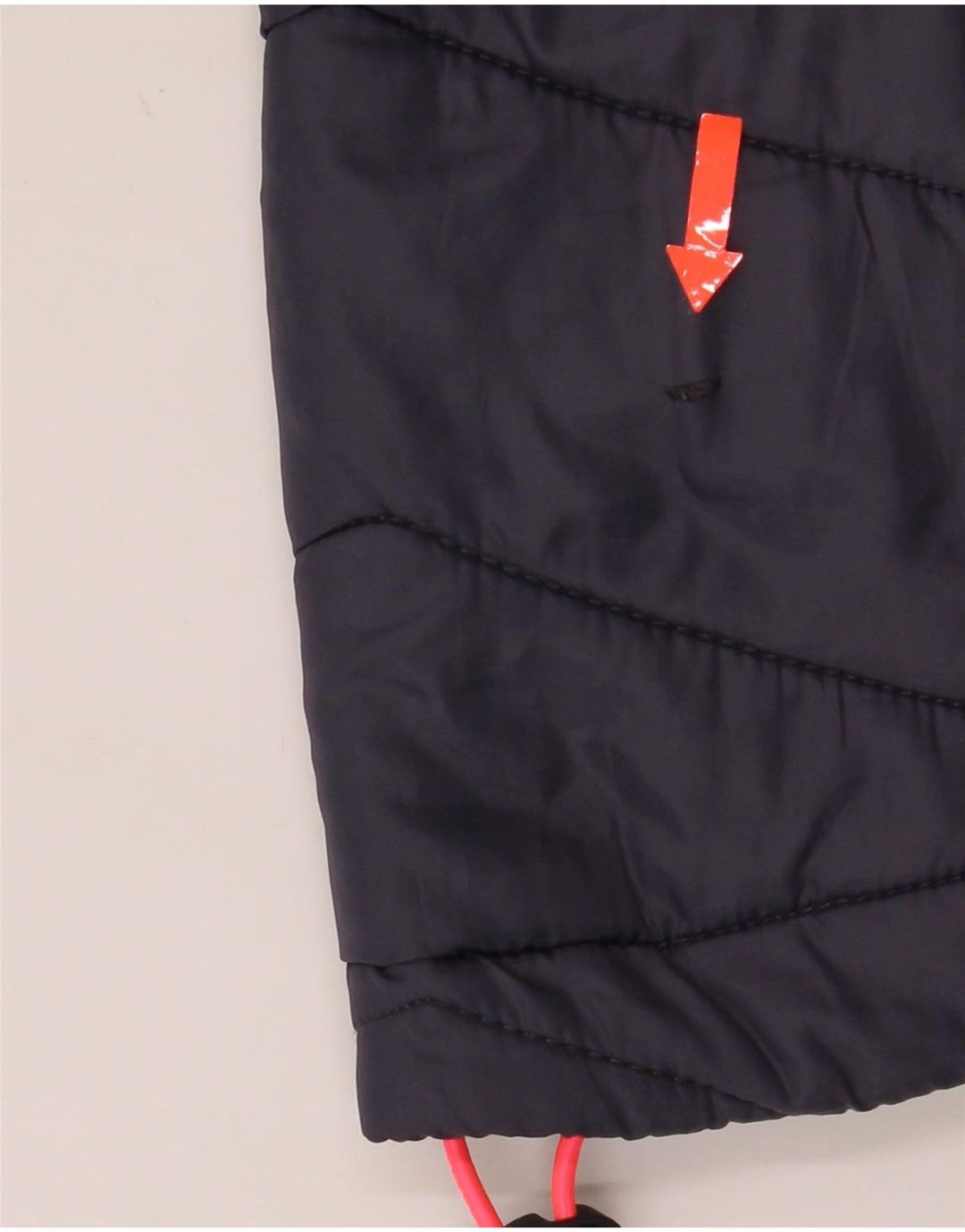 Superdry Chaqueta Acolchada Con Capucha Para Mujer UK 40 Mediana Azul Marino Moteada
