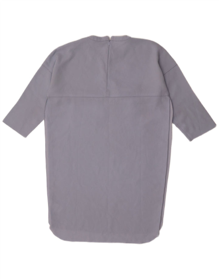 Whistles Vestido recto extragrande con manga 3/4 para mujer, talla S, azul