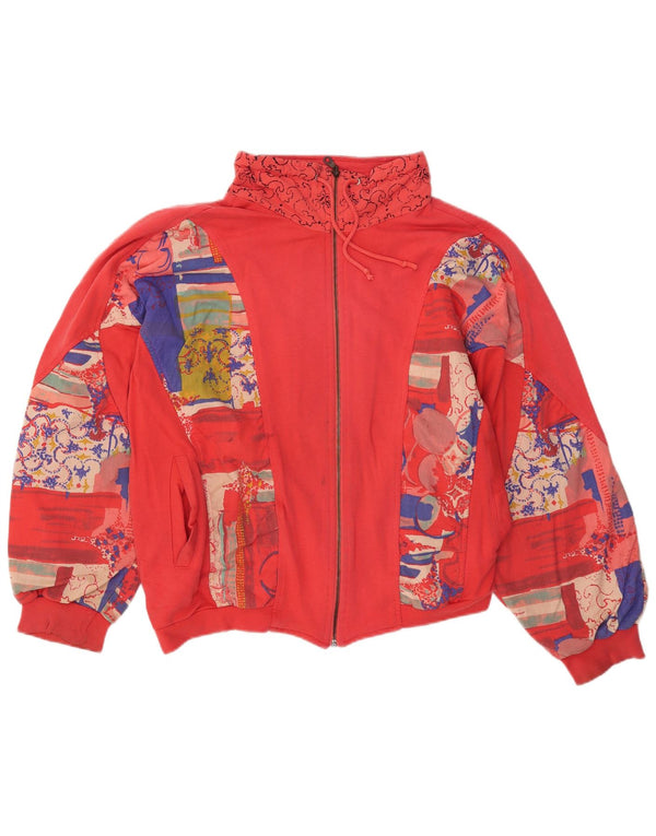 ETIREL Chaqueta superior de chándal extragrande para mujer IT 42 Medium Red Colourblock