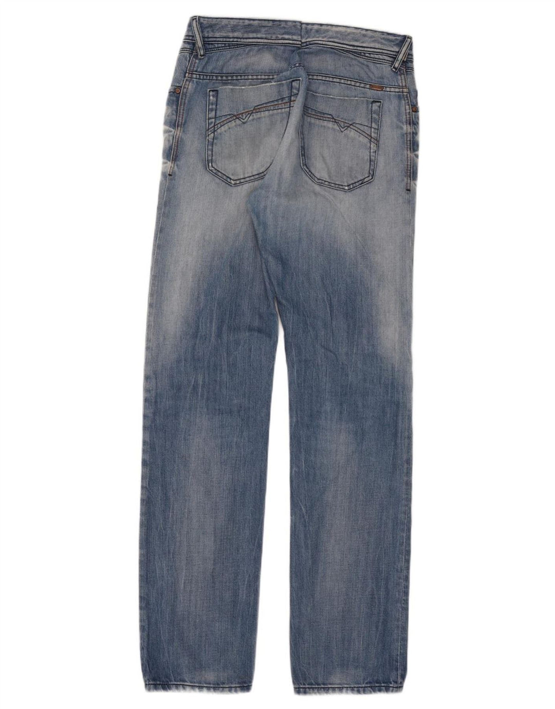 Diesel Hombre Iakop Vaqueros Slim Desgastados W33 L34 Algodón Azul