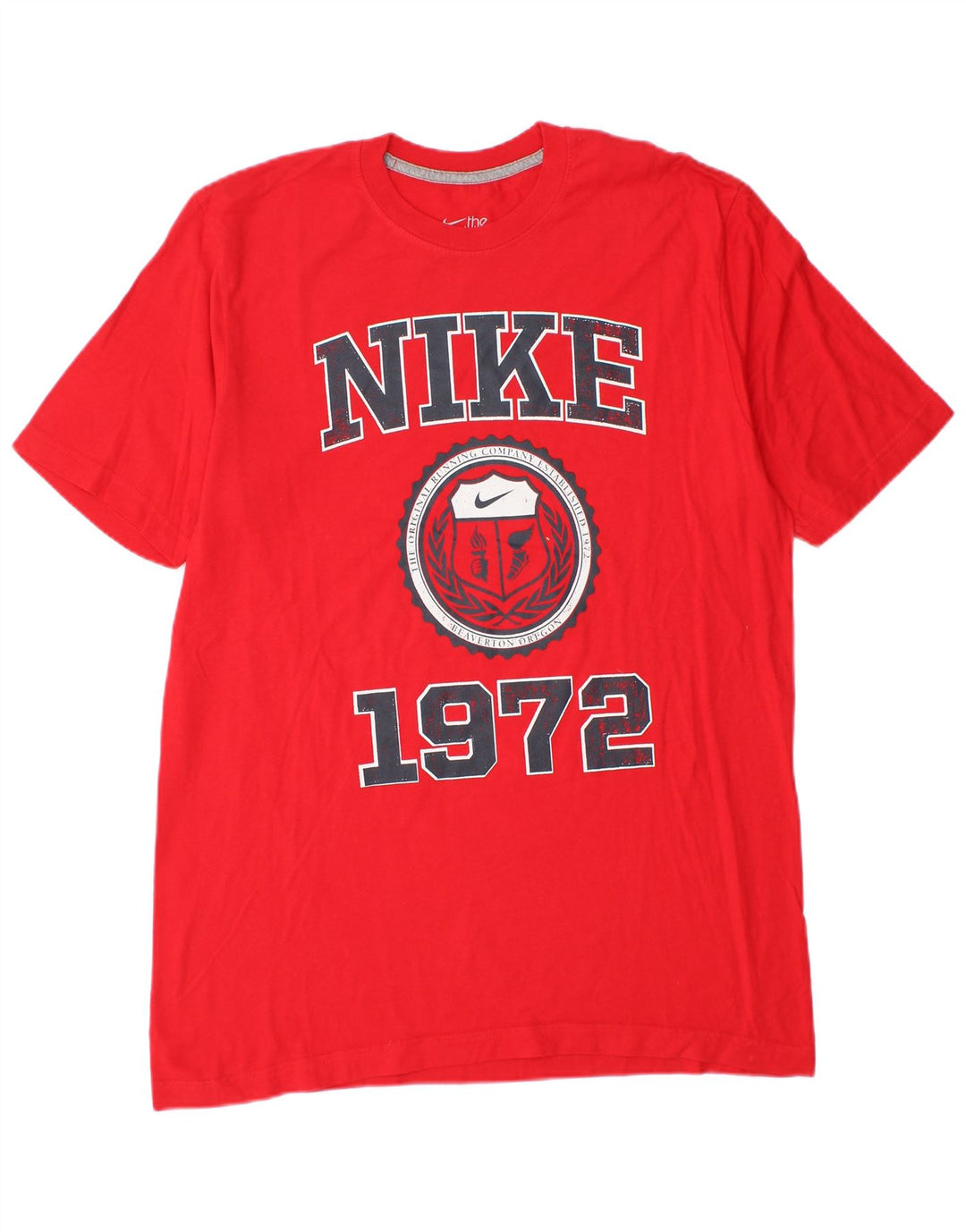 Nike Camiseta gráfica de ajuste estándar para hombre, talla grande, color rojo